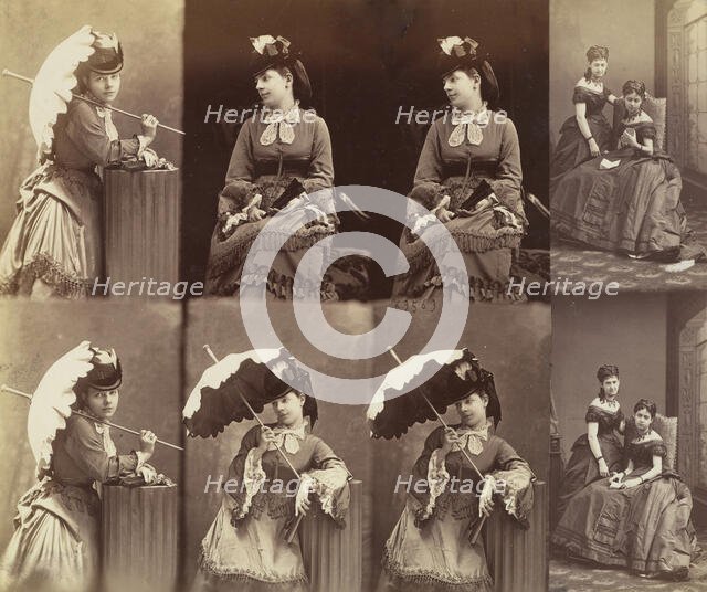 Gabrielle; M. Gutierrez de Estrada, 1867. Creator: André-Adolphe-Eugène Disdéri.