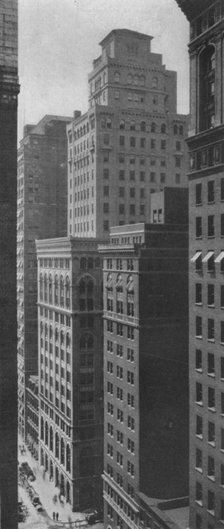 General view of the Johns-Manville Building, New York City, 1924. Artist: Unknown.