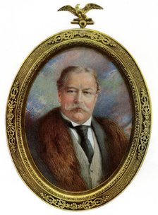 William Howard Taft, American president, 1910.Artist: Alyn Williams