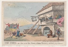 The Times - Or A View Of The Old House In Little Brittain - With Nobody Going ..., January 23, 1784. Creator: Thomas Rowlandson.