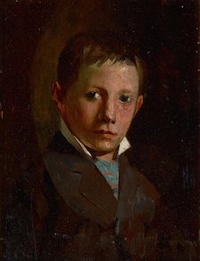 Head of a Boy, c1870s.. Creator: John Washington Love.