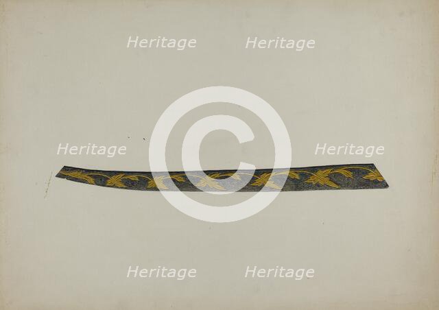 Ship's Trailboard, c. 1939. Creator: Sadie Berman.