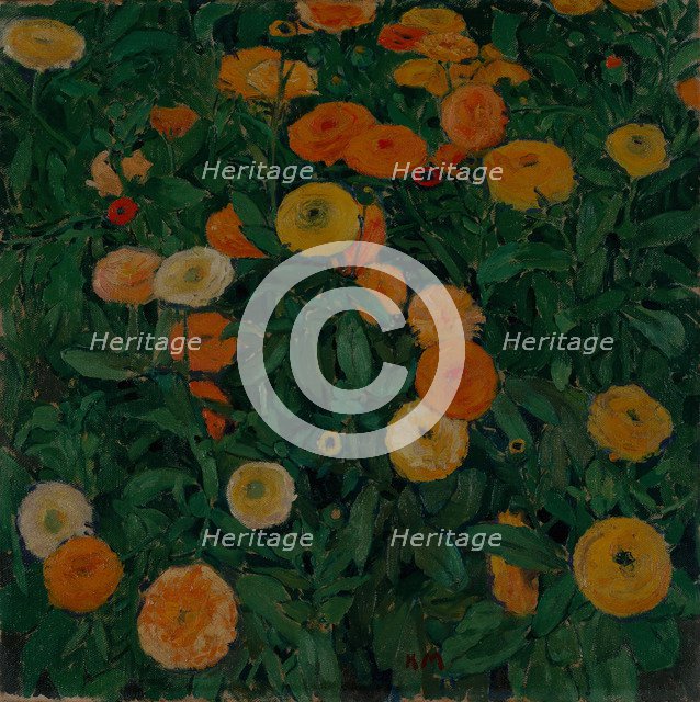 Marigolds, 1909. Artist: Moser, Koloman (1868-1918)