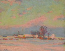 Winter evening, 1925-1930. Creator: Ludovit Cordak.