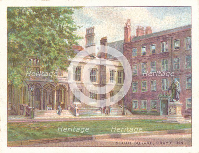 'South Square, Gray's Inn', 1929. Artist: Unknown.