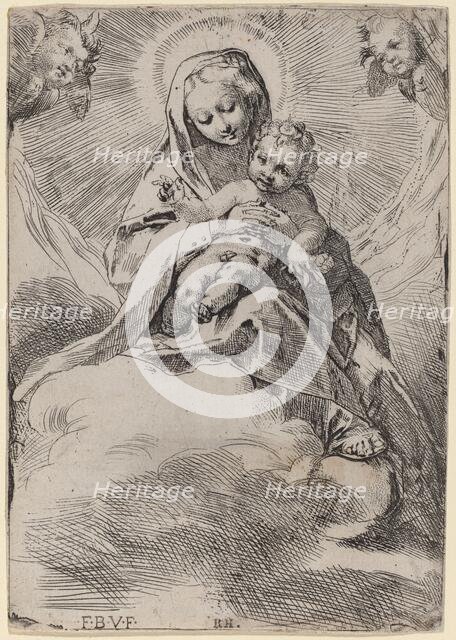 Madonna in the Clouds. Creator: Federico Barocci.