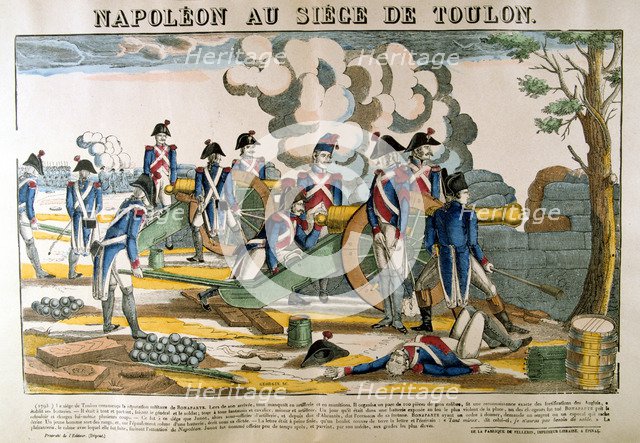 'Napoleon at the Siege of Toulon', 1793, (c1835). Artist: Francois Georgin