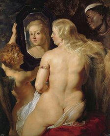 Venus at a Mirror. Artist: Rubens, Pieter Paul (1577-1640)