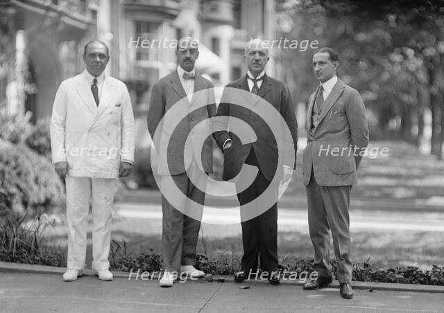 Georges Roussos, E.E. And M.P. from Greece - 2nd from Right, 1917. Creator: Harris & Ewing.
