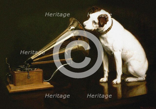 His Master's Voice, 1899. Creator: Barraud, Francis (1856-1924).