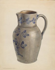 Pitcher, c. 1938. Creator: George Loughridge.