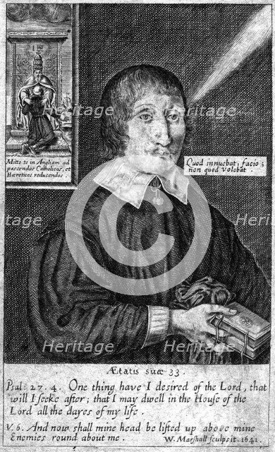 Richard Carpenter (c1604-c1670), priest and apostate, 1641.Artist: William Marshall