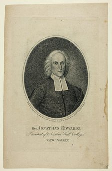 Reverend Jonathan Edwards, 1808. Creator: Abner Reed.