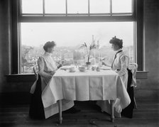 Window in girls' restaurant, National Cash Register [Company], Dayton, Ohio, (1902?). Creator: Unknown.