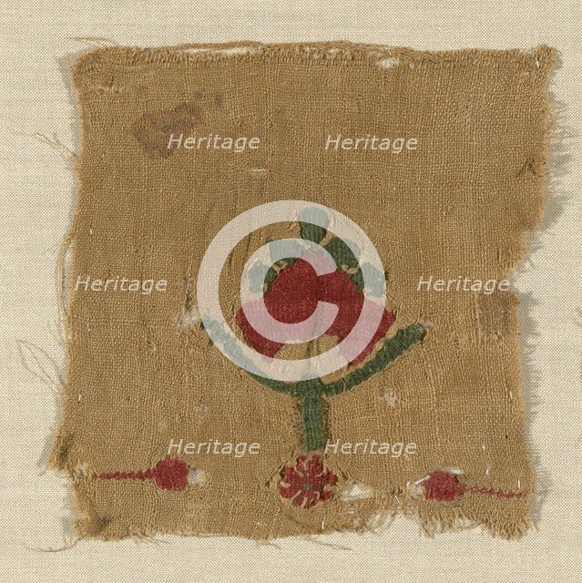 Fragment, Egypt, Roman period (30 B.C.- 641 A.D.), 5th/6th century. Creator: Unknown.