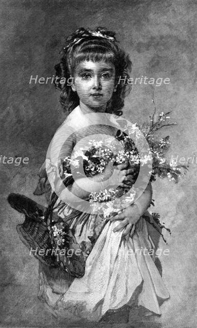 May Flowers, from a painting by Chaplin, 1881. Creator: Unknown.