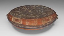 Miniature Tray with Geometric Pattern, A.D. 1450/1532. Creator: Unknown.