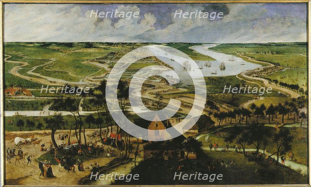 View of Antwerp Polders, 1604. Creator: Grimmer, Abel (1570-1619).