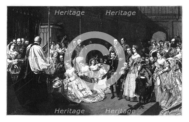 Marriage of the Princess Royal and Emperor Frederick III, 25 January 1858, (c1888). Artist: Unknown