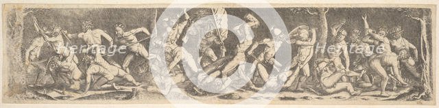 Battle for the Banner (copy), early 16th century. Creator: Barthel Beham.