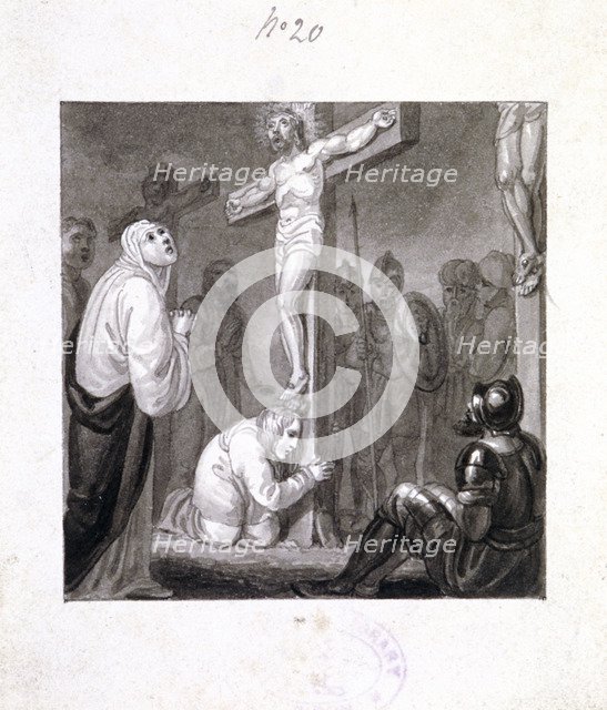 'The Crucifixion', c1810-c1844. Artist: Henry Corbould 