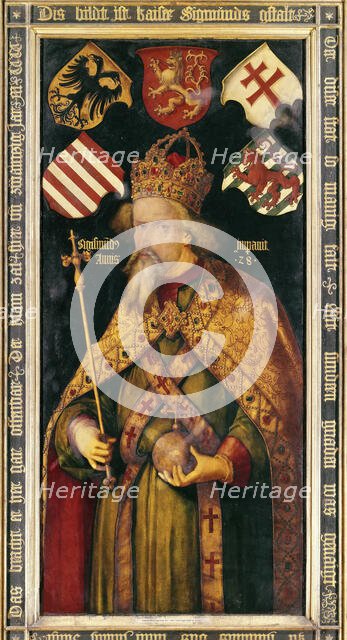 Portrait of Emperor Sigismund (1369-1437), 1511-1512. Creator: Dürer, Albrecht (1471-1528).