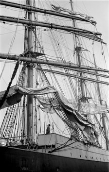 Detail of the rigging of the 'Pamir', c1945-c1965. Artist: SW Rawlings