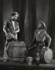 Gus Smith and Louis Sharp as Forty-Four and Shine Sommers, 1936. Creator: Milton Meltzer.