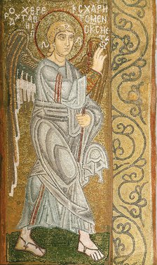 The Annunciation. Artist: Byzantine Master  