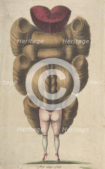 Top and Tail, 1777., 1777. Creator: Anon.