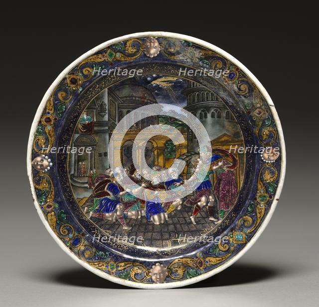 Plate, mid-late-1500s. Creator: Jean II de Court (French, bef 1583); Jean Courtois (French), or.