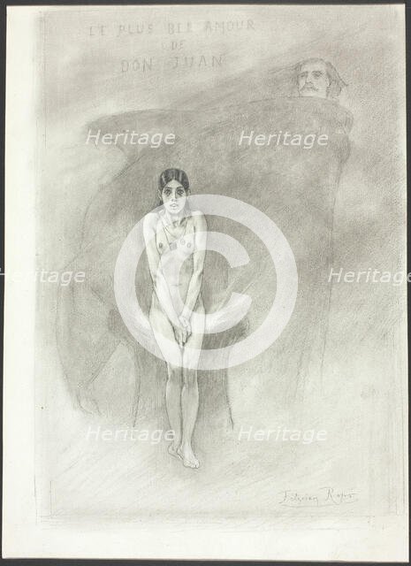 The Greatest Love of Don Juan, 1879. Creator: Félicien Rops.