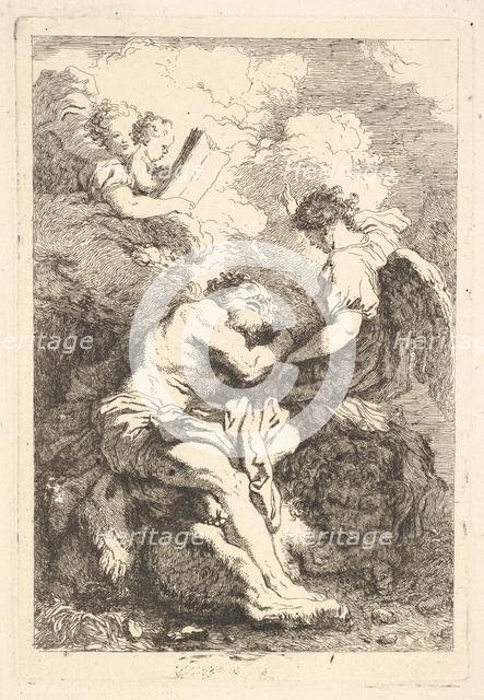 The Vision of Saint Jerome, ca. 1761-65. Creator: Jean-Honore Fragonard.