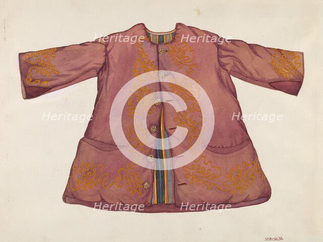 Child's Jacket, 1936. Creator: Irene M. Burge.