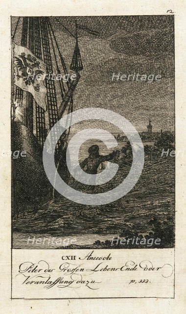 Original Anecdotes of Peter the Great, 1789. Creator: Daniel Nikolaus Chodowiecki.