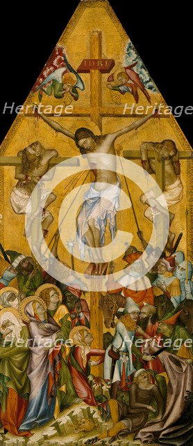 The Crucifixion of Christ, ca 1340. Artist: Master of the Kaufmann Crucifixion (active ca 1350)