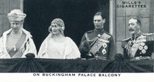 'On Buckingham Palace Balcony', 1923 (1937). Artist: Unknown.