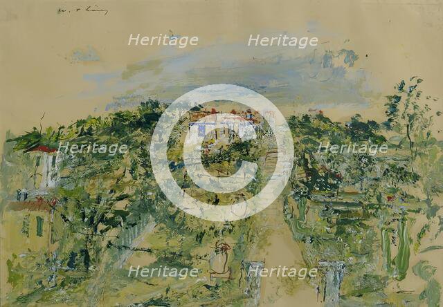 Street in Sanary-sur-Mer, 1933/1936. Creator: Wilhelm Thony.