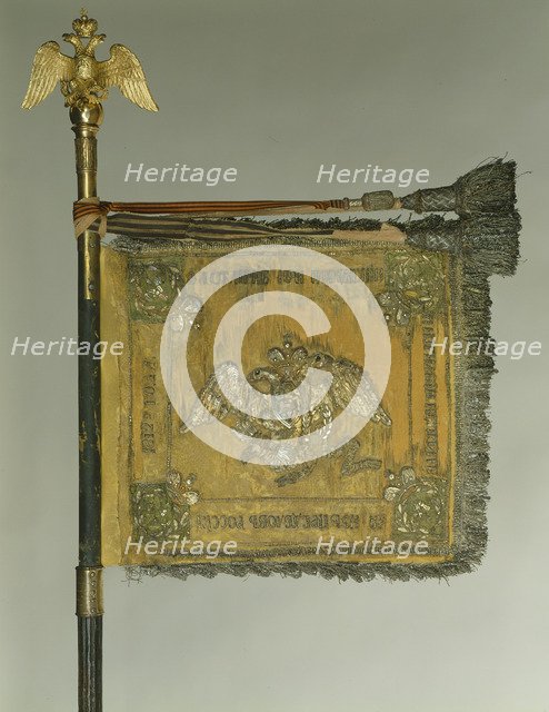 Standard of the Life Guard Horse Grenadier Regiment, 1838. Artist: Flags, Banners and Standards  