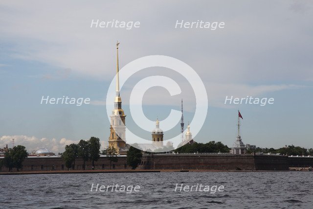 Peter and Paul Fortress, St Petersburg, Russia, 2011. Artist: Sheldon Marshall