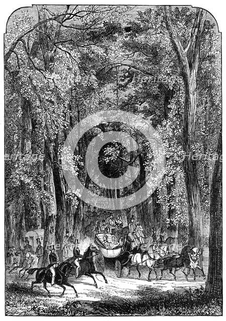 Road through Goodwood Park, 1844. Creator: Unknown.