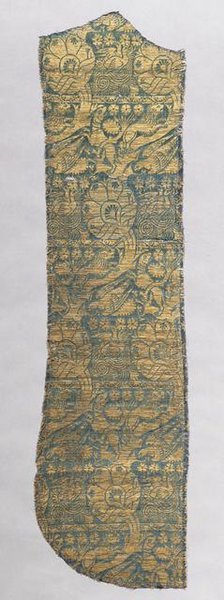 Chasuble Fragment with Realistic Animals, c. 1420. Creator: Unknown.