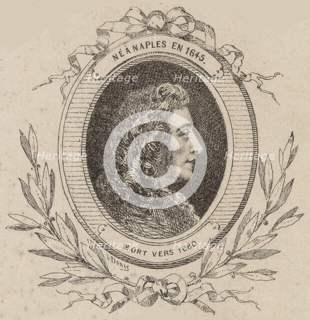 Violinist, singer and composer Alessandro Stradella (1643-1682), . Creator: Denis, Louis (1725-1794).