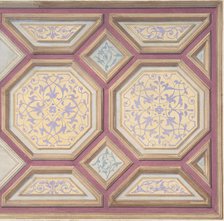 Design for Ceiling, Château de Cangé, second half 19th century. Creators: Jules-Edmond-Charles Lachaise, Eugène-Pierre Gourdet.