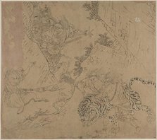 Album of Daoist and Buddhist Themes: Search the Mountain: Leaf 43, 1200s. Creator: Unknown.