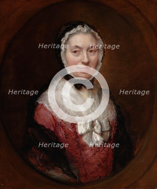 Lady in a Mob Cap, about 1763. Creator: Thomas Gainsborough.