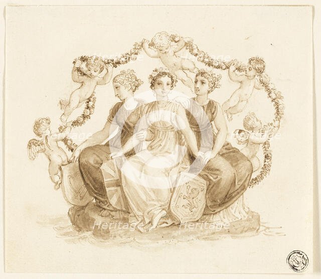 Allegory of England, Scotland, and Ireland, n.d. Creator: Thomas Stothard.