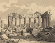 Parthenon, Inside, 1890. Creator: Themistocles von Eckenbrecher.