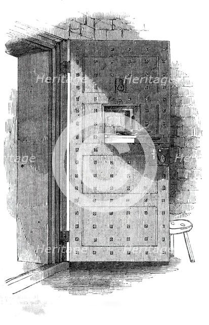 Cell door, 1842. Creator: Unknown.