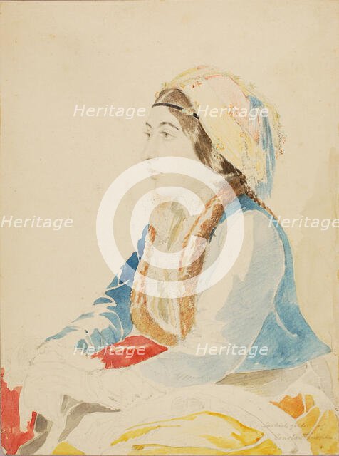 Turkish Girl of Constantinople, n.d. Creator: Miner Kilbourne Kellogg.